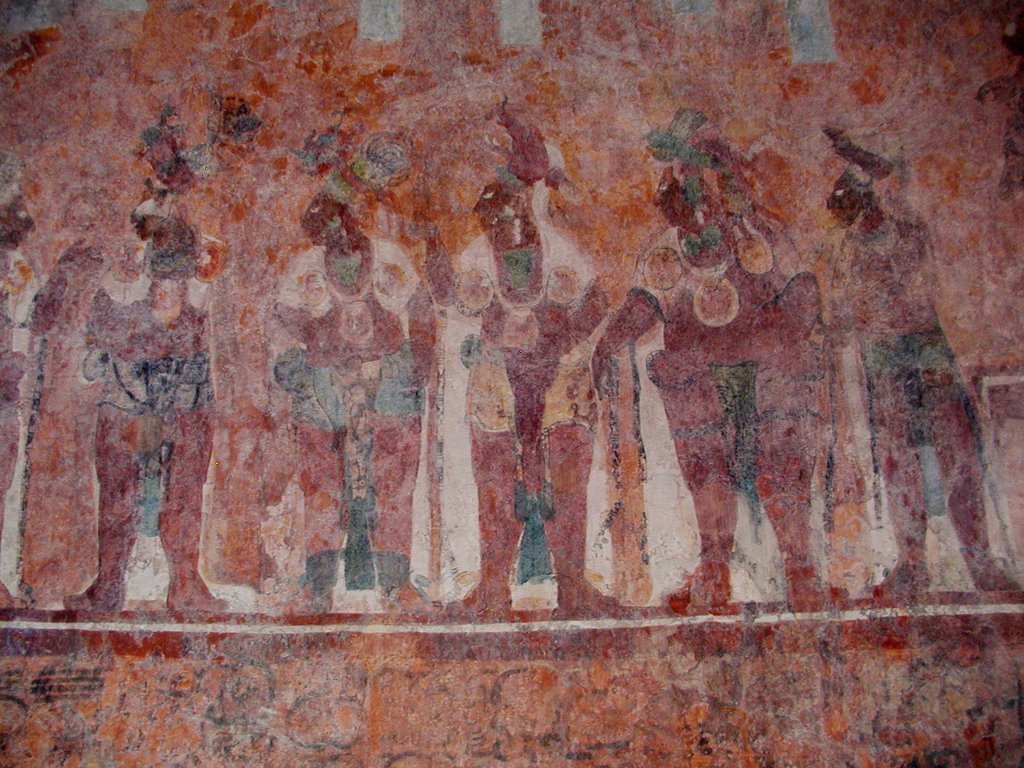 Murals of Bonampak by Jesus Wong