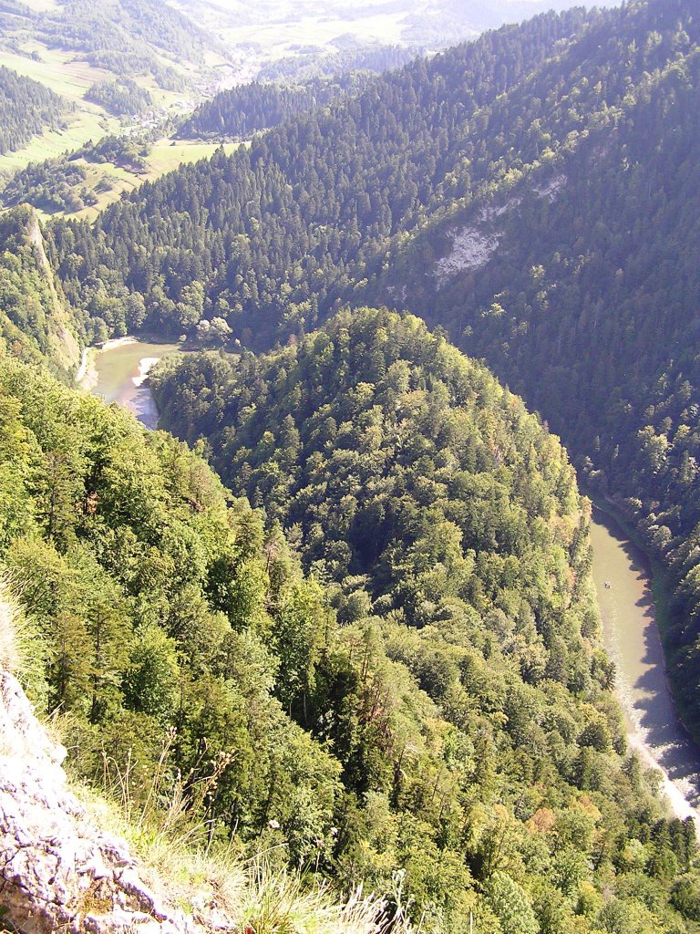 Dunajec widziany z Sokolicy by Milka