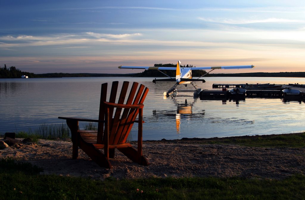 Ivanhoe Lake at Air Ivanhoe River Inn by J David Netterville