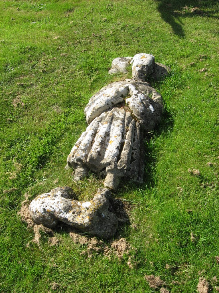 Statue, Churchyard, St. Mary The Virgin, East Brent. by Bob&Anne Powell