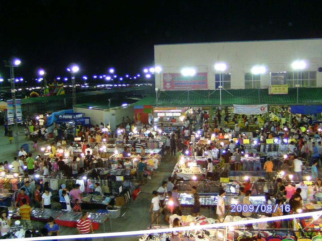 Save one Market- Korat at night by korat-DK