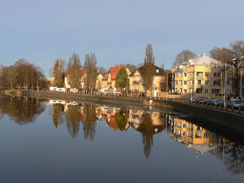 Riverside Houses Museigatan Karlstad by Guillermo Aguilar