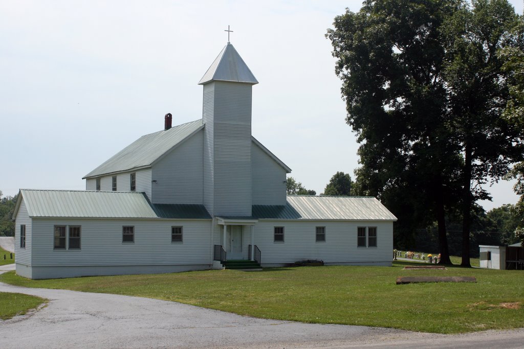 Antioch Church, near Phil, KY on July 10, 2009 by derailed33