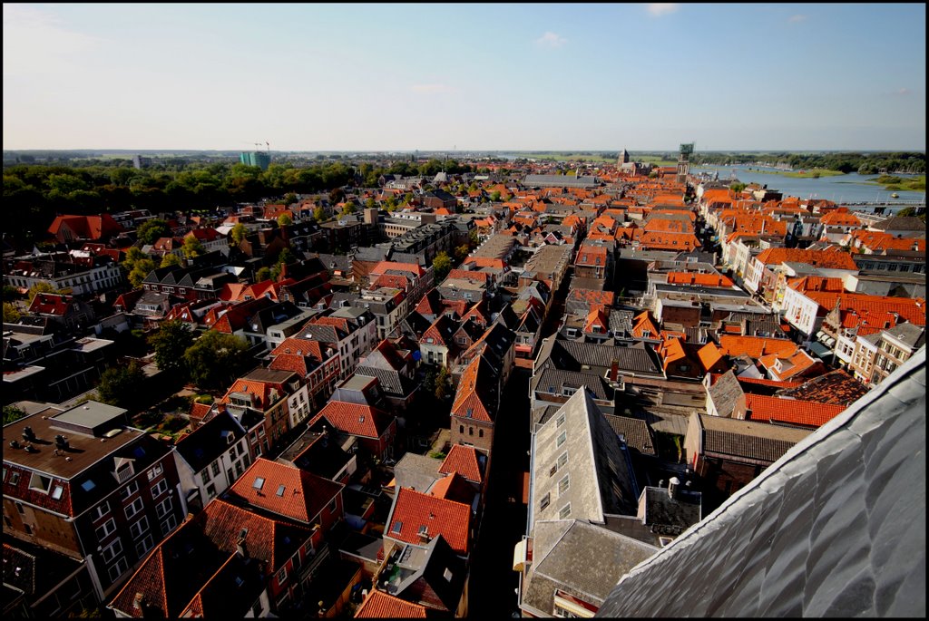 Kampen: Uitzicht Boventoren richting Noorden by © Dennis Wubs