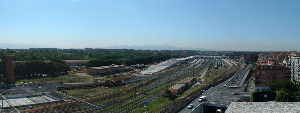 Tangenziale Est e stazione Tiburtina by Alessandrocj