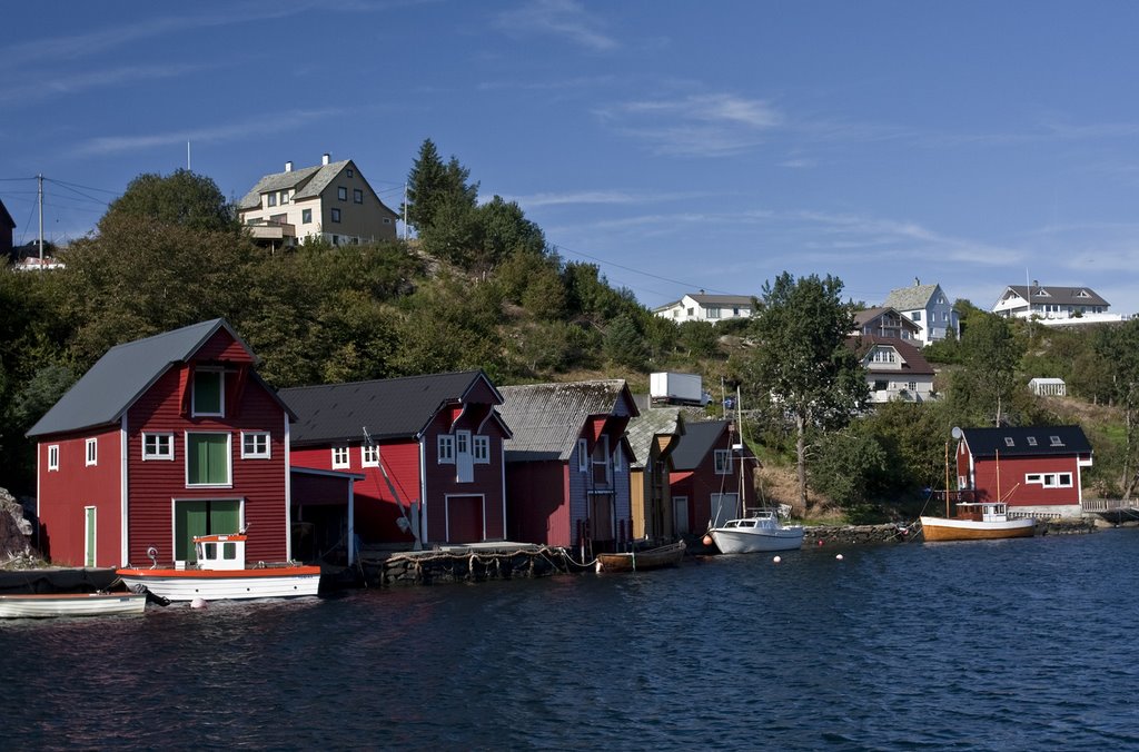 Boathouses, Telavaag by PASO