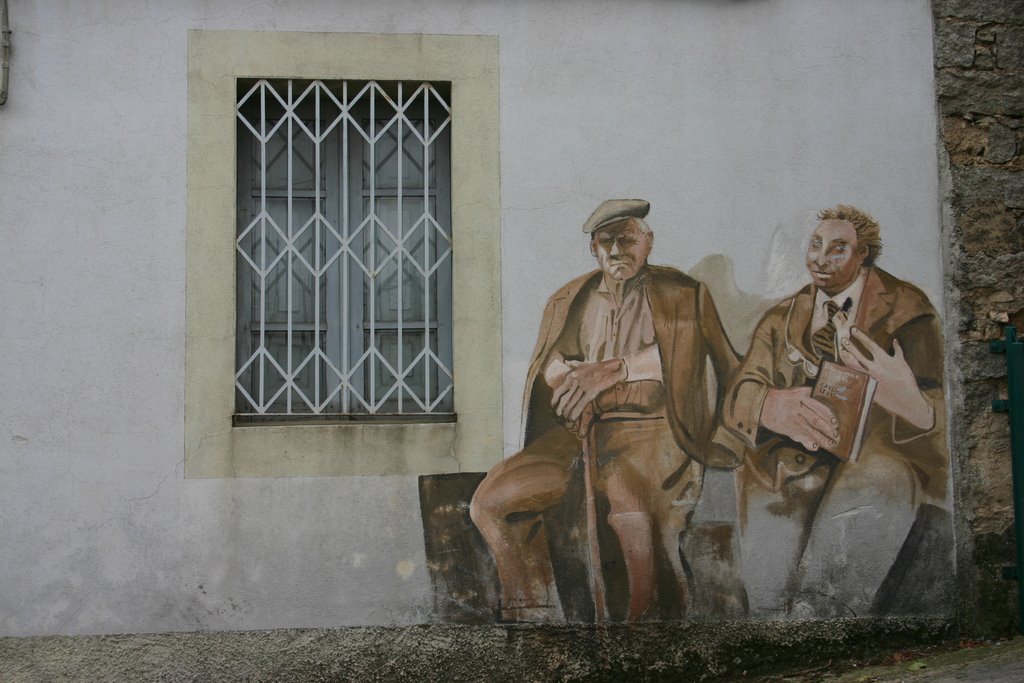 Famous Wall Painting in Orgosolo by Peter Dickert (Germa…