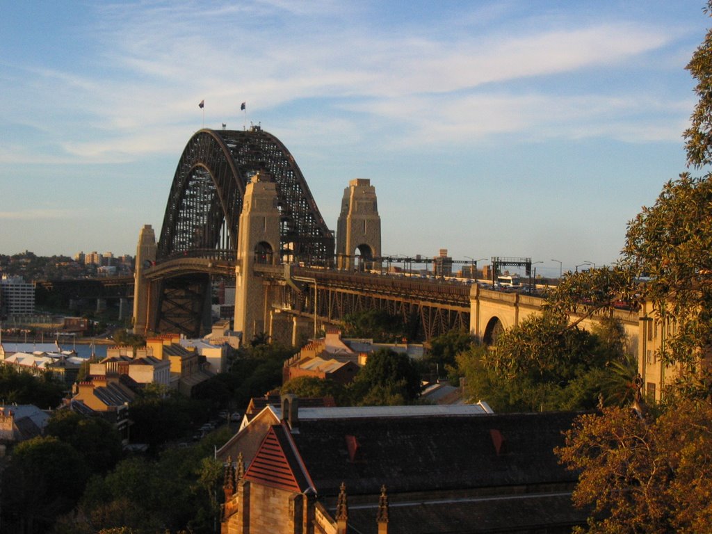 Harbour bridge from observatory park by Cjewiss