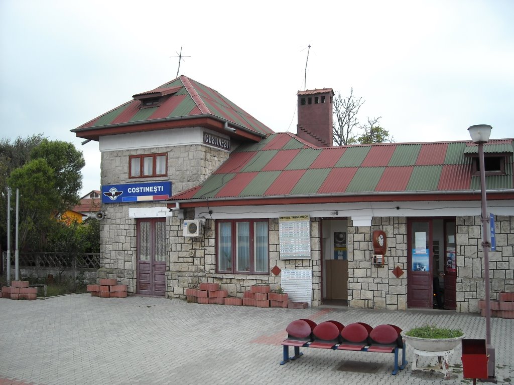 Estación de tren de Costinesti, hacia Mangalia. Septiembre de 2009 by viajeroandaluz