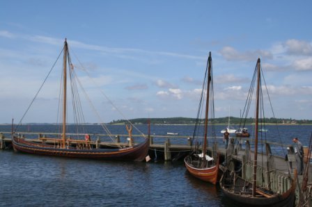 Copenhagen, Denmark - Old boats at the dock by ilovetraveling