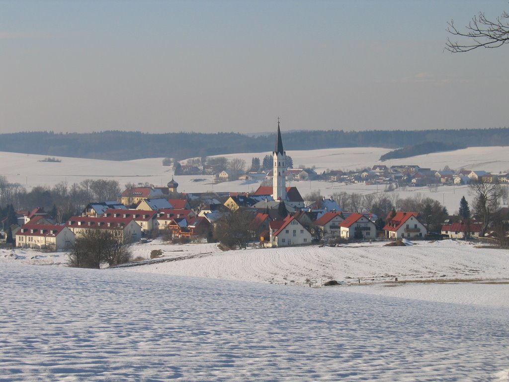 Hohenkammer in Winter Snow by Brian P