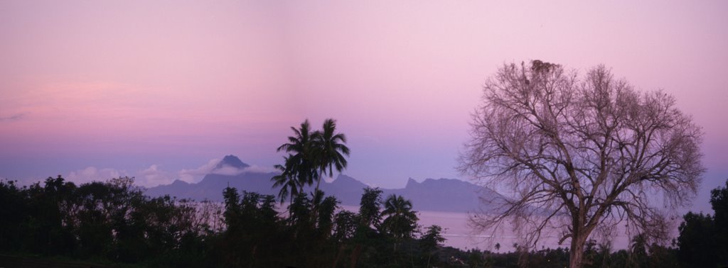 Moorea from the laser station in the early morning by stephane.labrosse