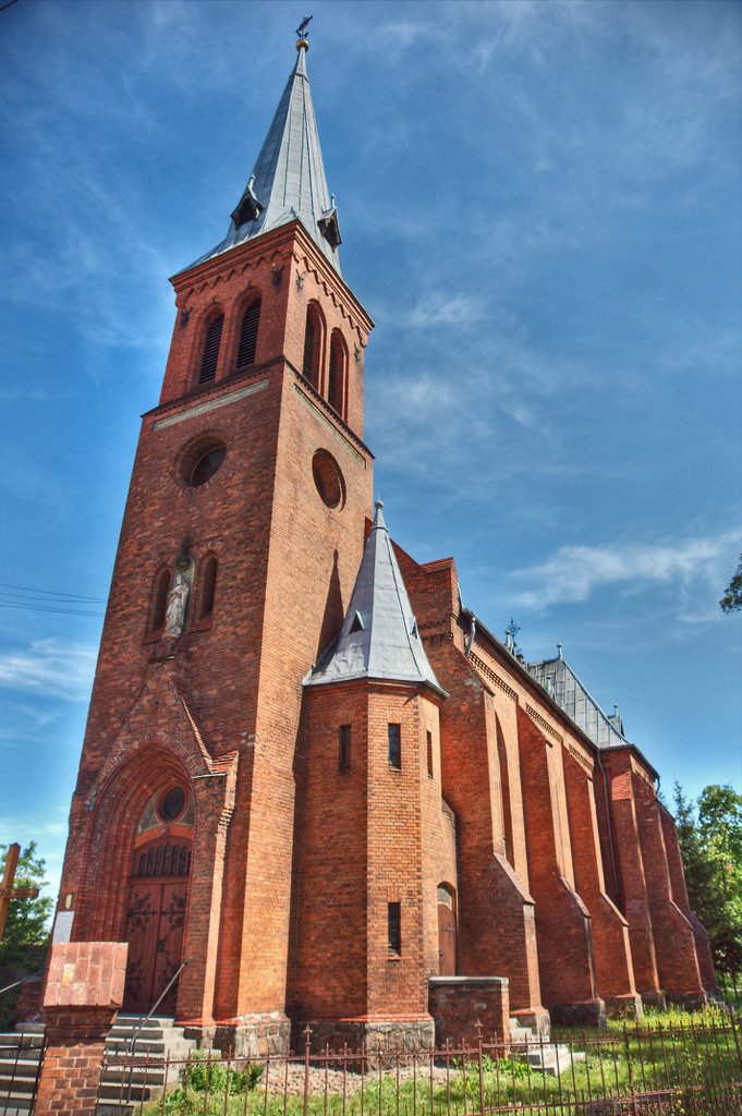 Alte katholische Kirche von Herrnstadt/Wąsosz by stollem