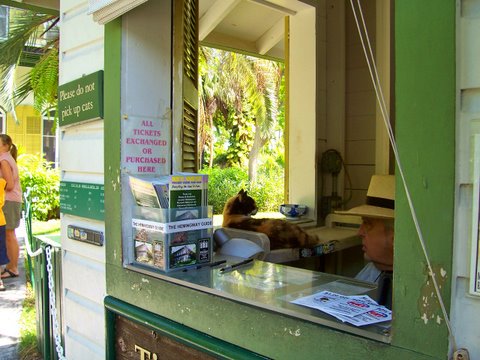 Ticket Booth at Hemingway house by JohnNJ