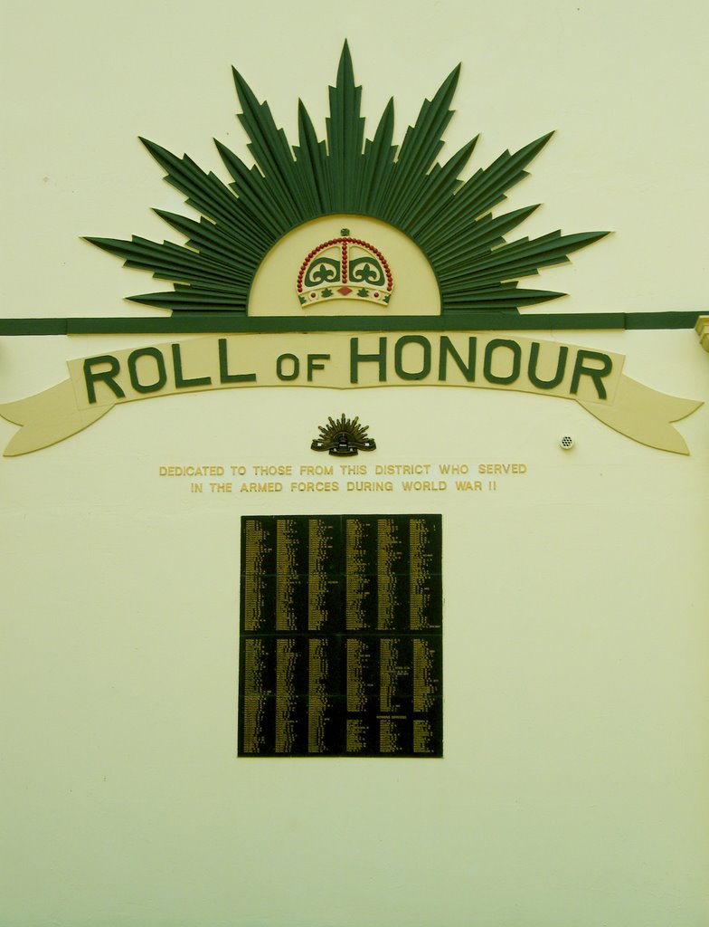 Berri Roll of Honour by nipper30