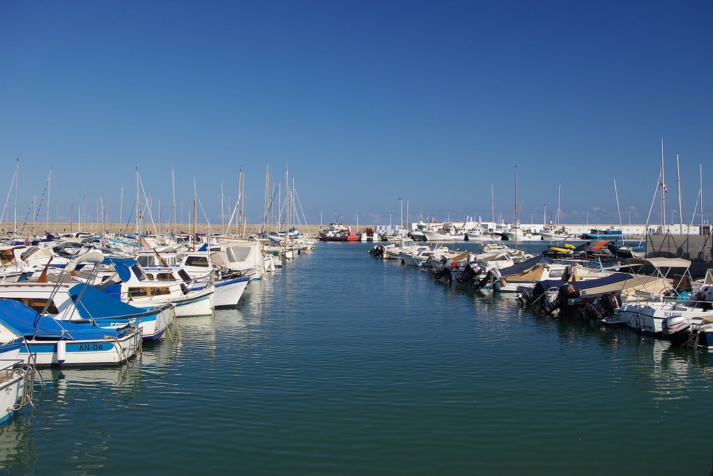 Small Boats in Altea Marina by Arkady Gloukhov