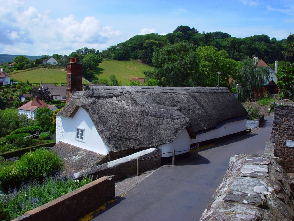 Thatched Cottage, Minehead. by James Greig