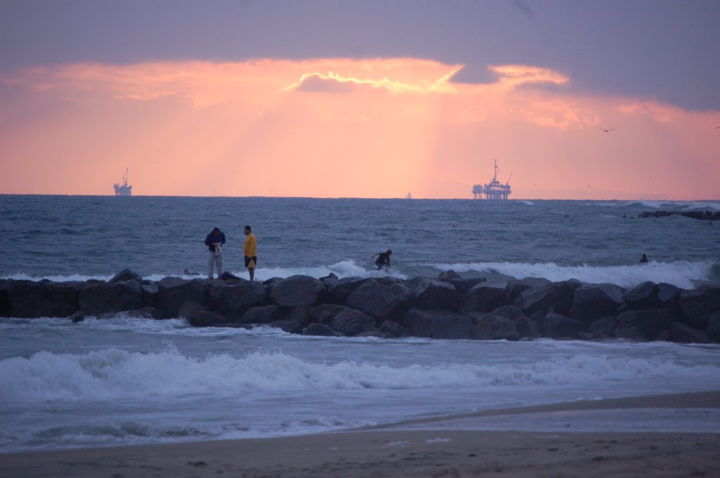 Sunset in Newport Beach by ewebber