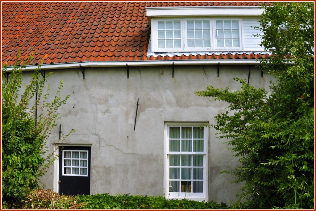 Puttershoek - Side Wall of a 16th Century House by Ria Maat