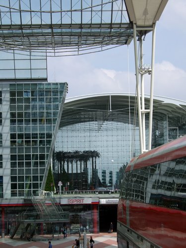 Munich Airport and Transrapid by dadomme