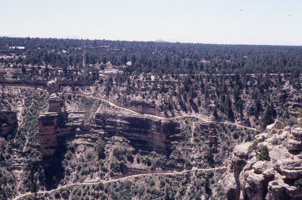 Grand canyon...der weg nach unten...trail to the colorado...f.h by f.h ehrenberger germany