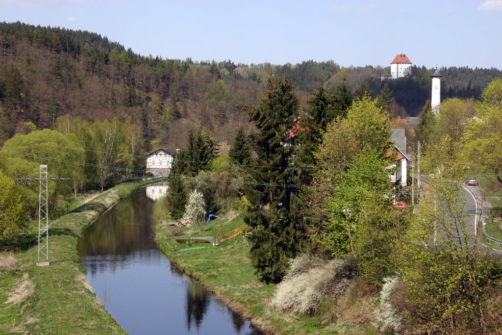 Ziegenrück vom Viadukt by janichter