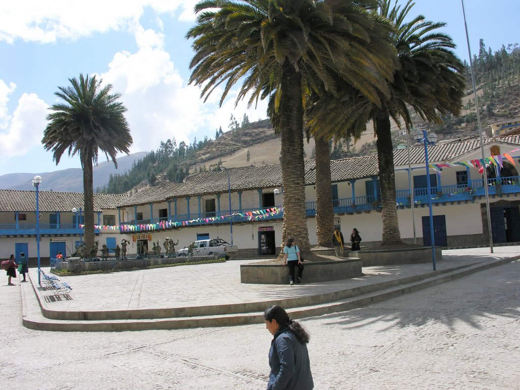 Plaza de Armas Paucartambo by Joaquin E Vargas