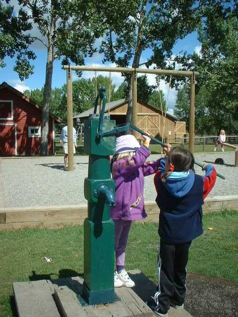 Schoolhouse water pump, Heritage Park Calgary by Nawitka