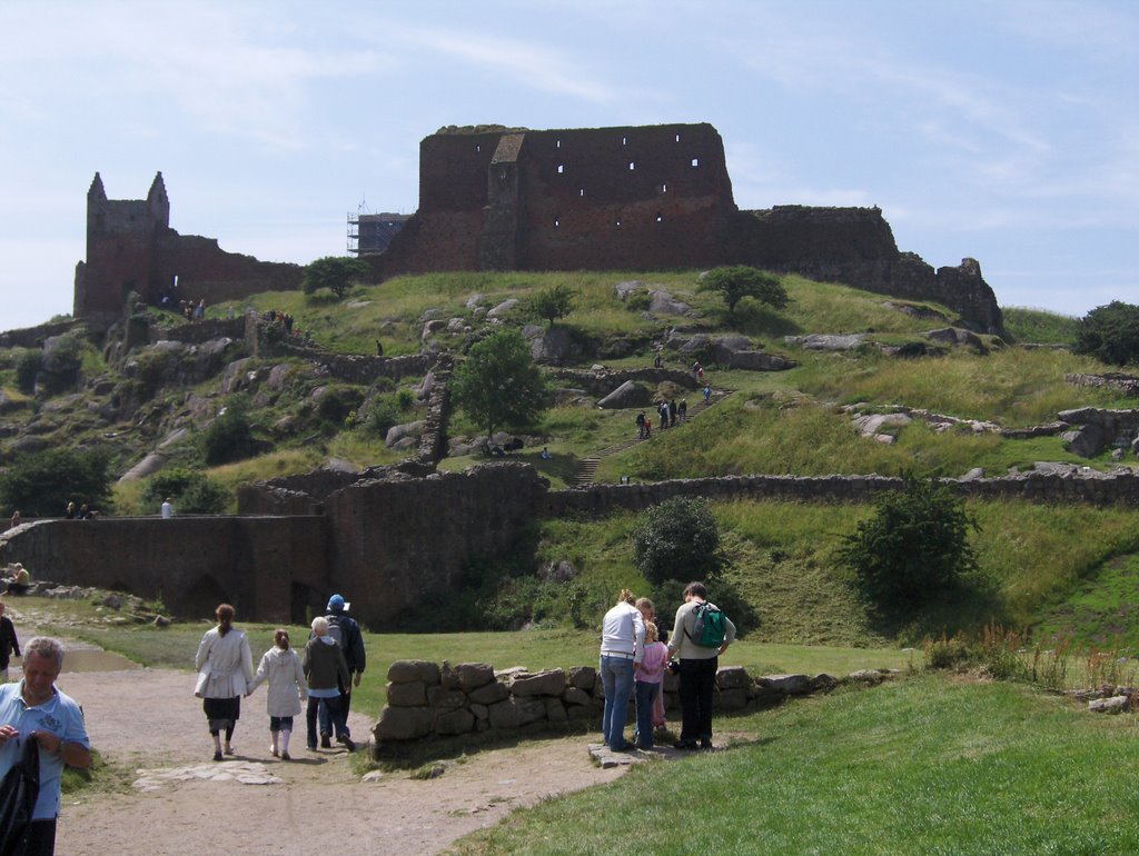 Hammershus Castle Ruins, Bornholm, Denmark by Jan Sognnes