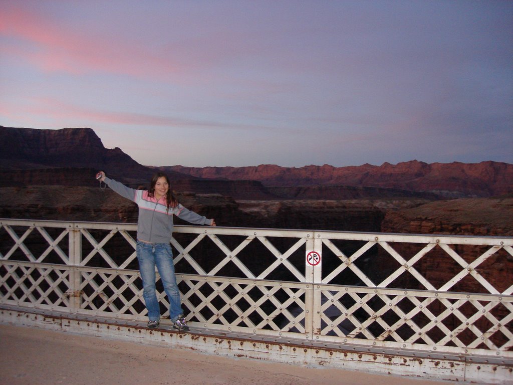 Verin on the Navajo Bridge by veritoschi