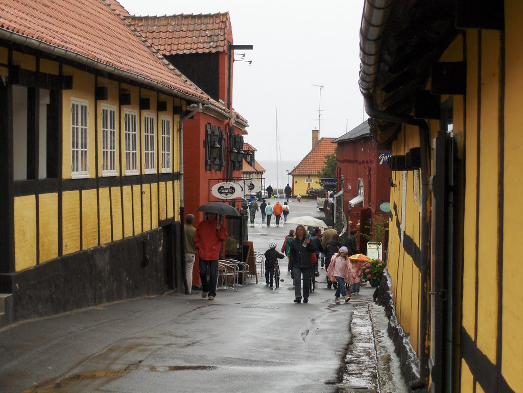 'Rainy day' - Svaneke, Bornholm, Denmark by Jan Sognnes