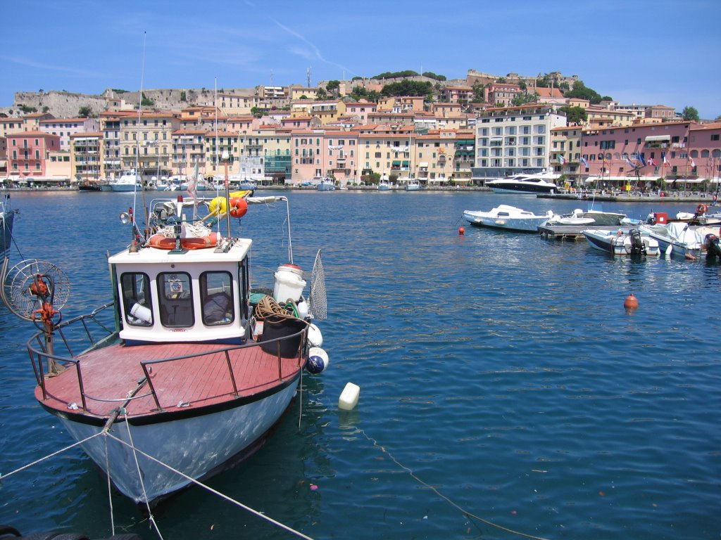 Elba Portoferraio Hafen by walterPan