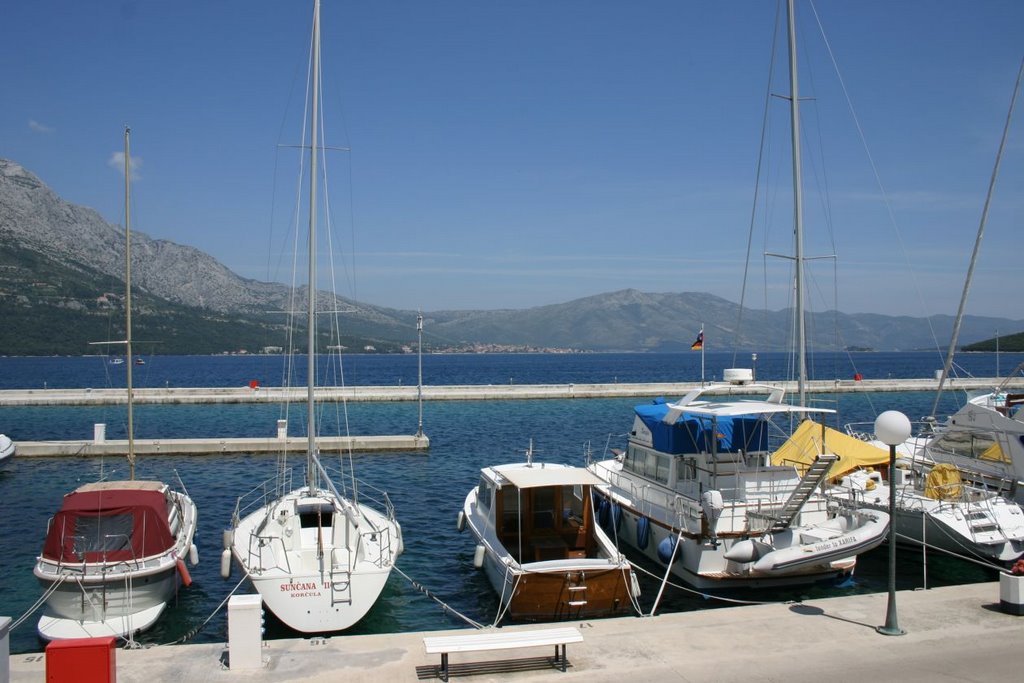 Sailing port of Korcula by MBagyinszky