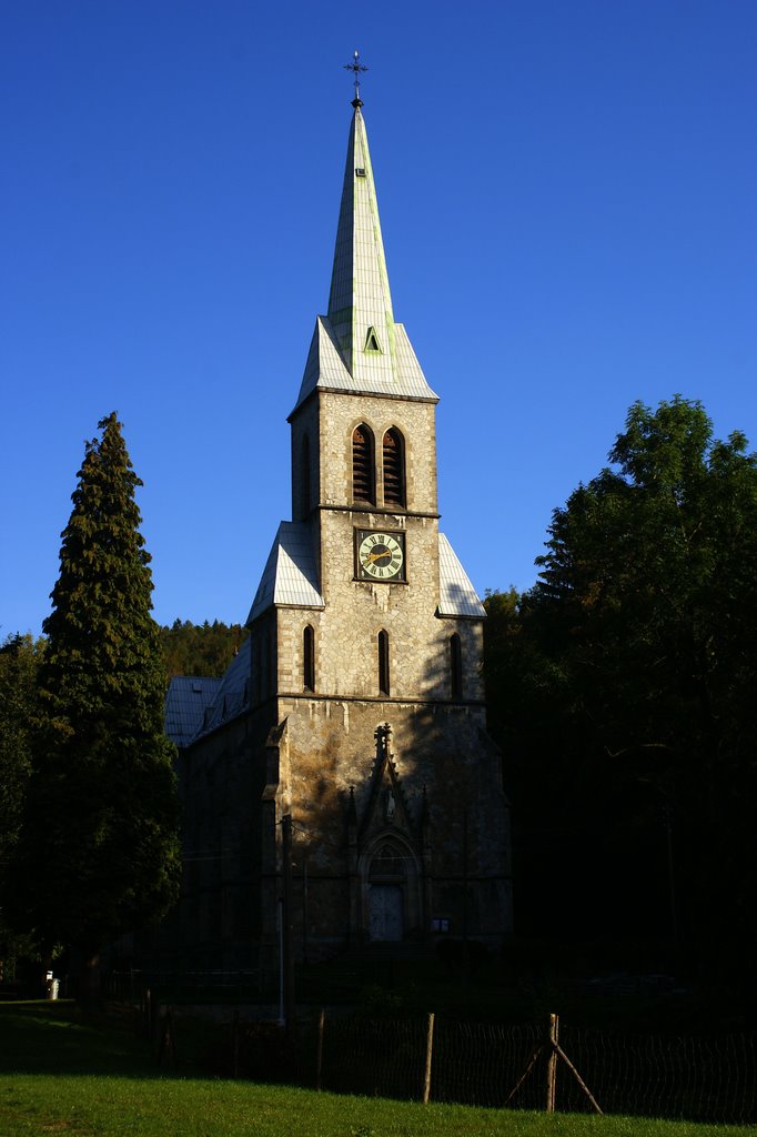 Church, Travná (kostel Neposkvrněného početí Panny Marie) by unca