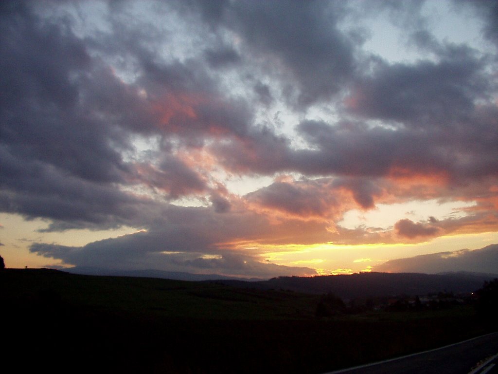 Sunset near Trnava by Karsten Ivan