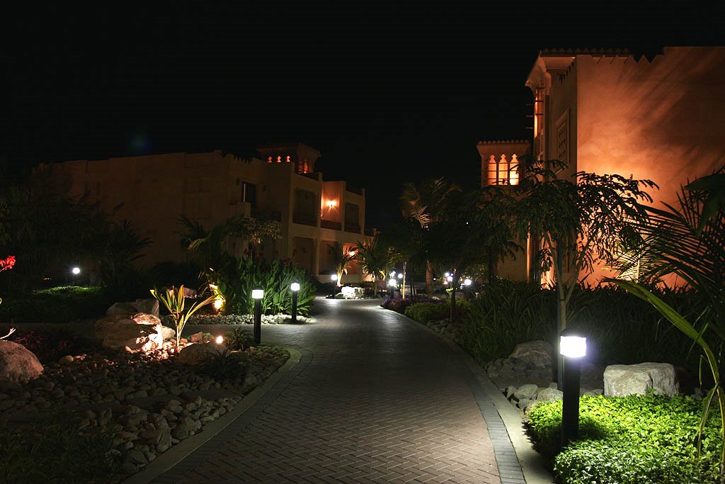 El Hamra Resort At Night by Potapov Roman