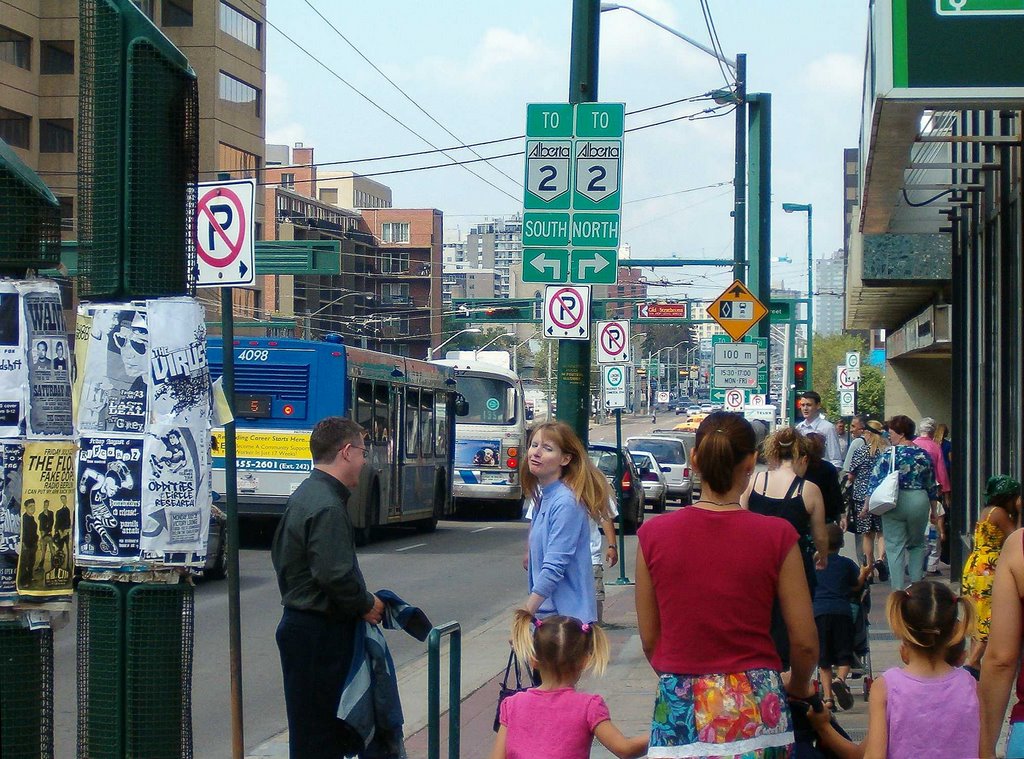 Jasper Avenue by bobinedmonton