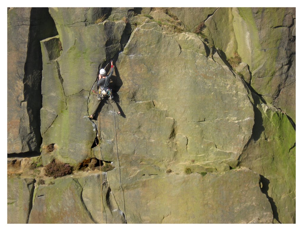 Climber, Cow and Calf Rocks by Desmond Riordan