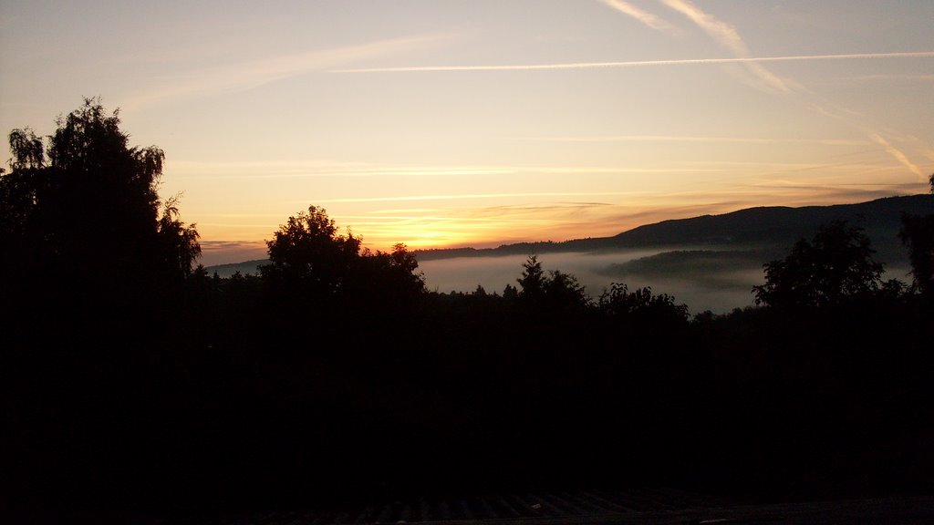 Nebel steigt aus dem Hahnenbachtal by wohlers56