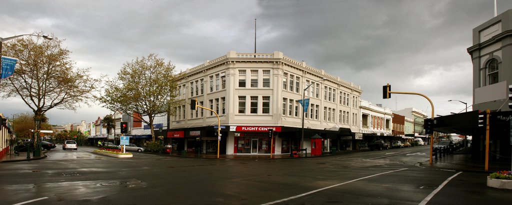 Panorama of intersection by Fritz Schöne