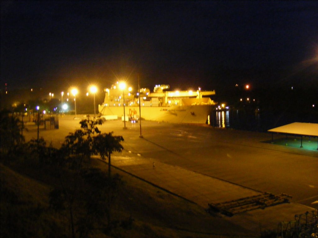 Puerto de moin de noche by Carlos Merlin