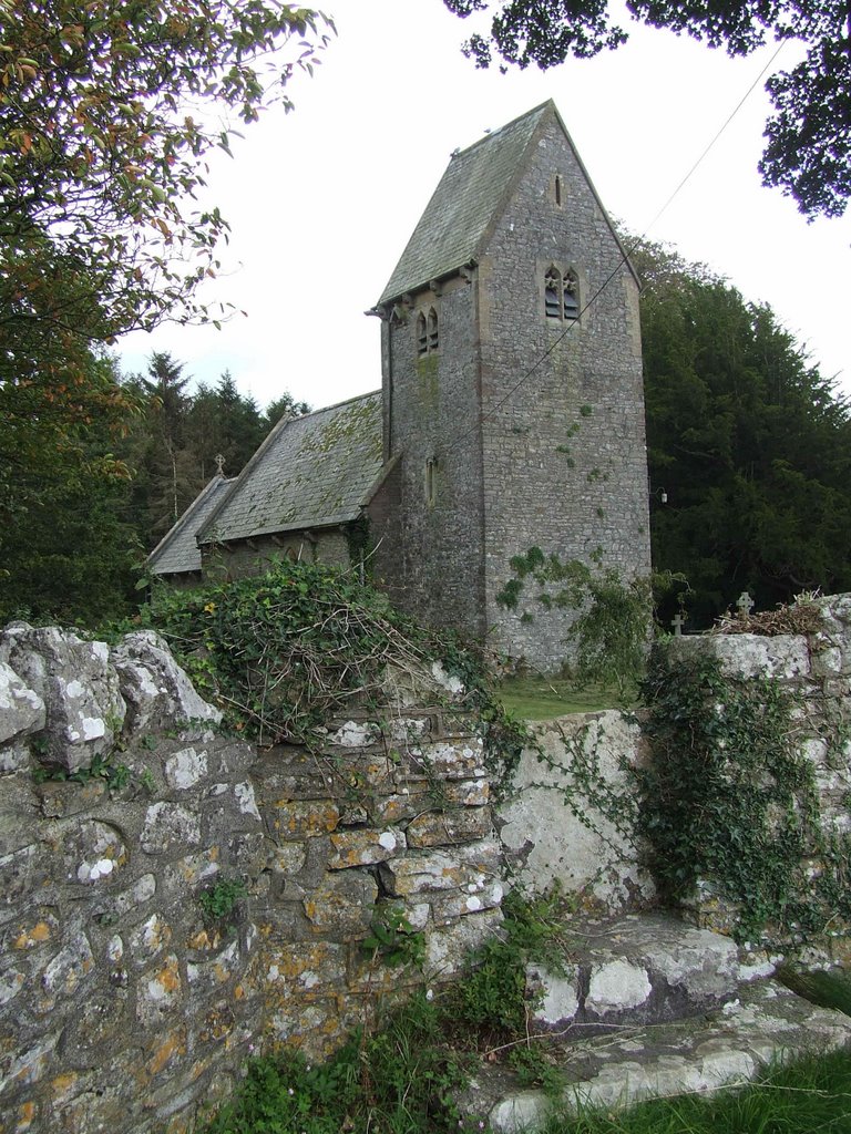 St Lythans Church by wiggynij