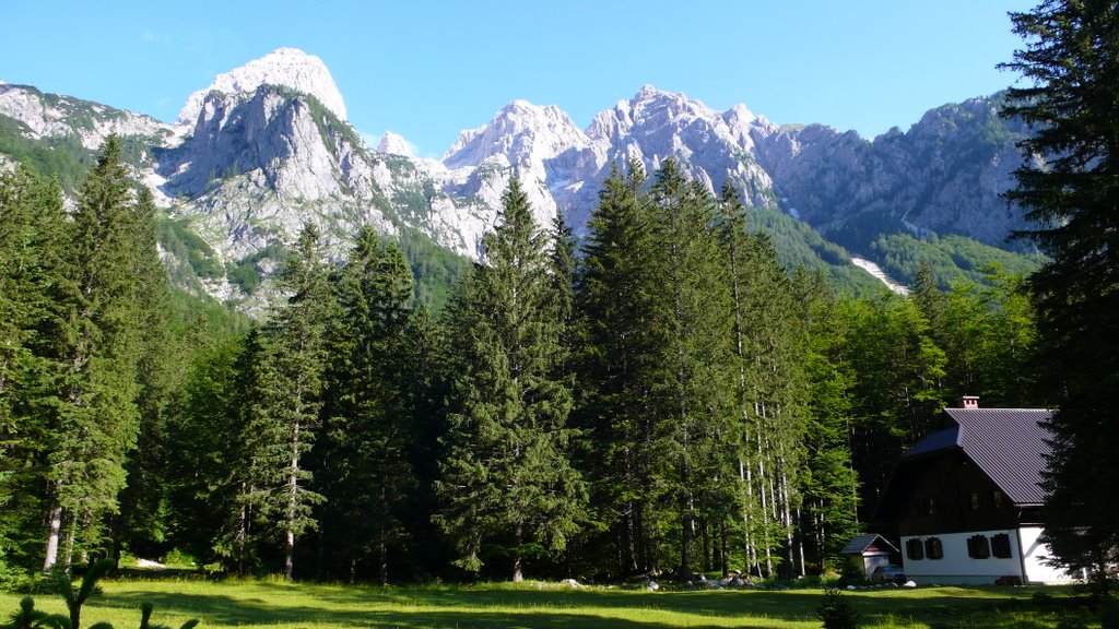 Vrata valley - Dolina Vrat, Slovenia by Metod Lebar