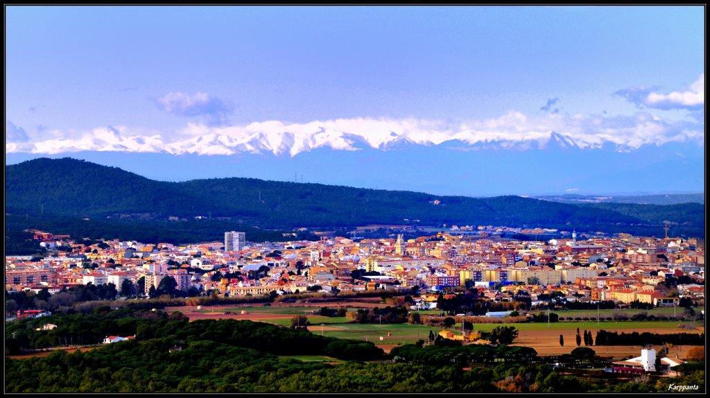 Palafrugell - Pirineus nevats al fons by Karppanta