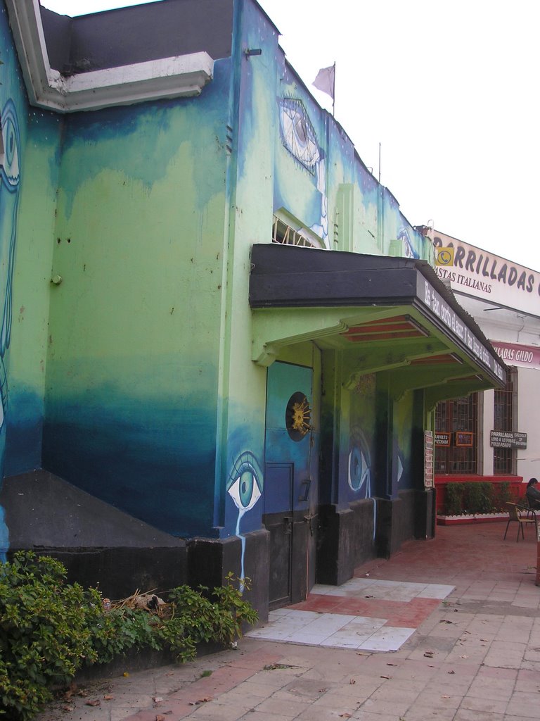 Art Deco main Entrance detail, Railway Station, La Calera, Chile by Santiago FLORES