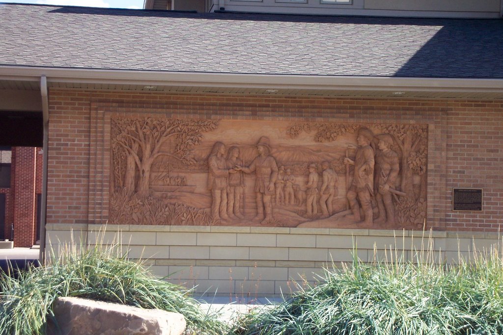 Lewis & Clark mural, Dakota County State Bank by siouxlanta