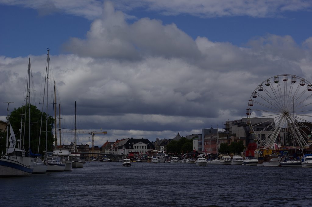 Glomma Festivalen from the River by AHxJB