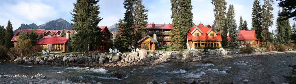 Post Hotel, Lake Louise, Alberta, Stream Frontage by Gord_Pennell