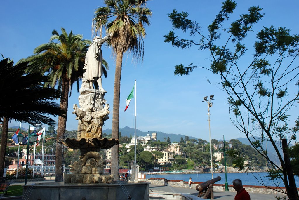 Santa Margherita Ligure - Statute of Christopher Columbus by doug43