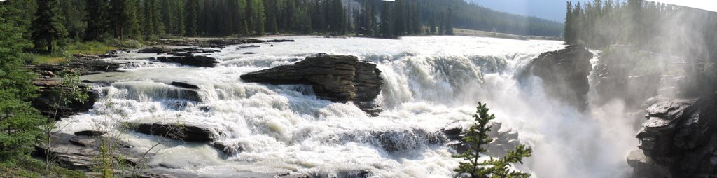 Athabaska Falls by John Tucson